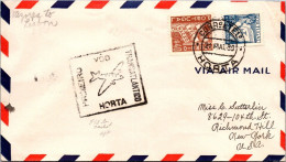 PORTUGAL 1939 PRIMER VUELO TRANSATLANTICO HORTA LISBOA - Storia Postale