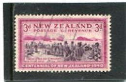 NEW ZEALAND - 1940  3d  BRITISH SOVEREIGNTY  FINE USED  SG 618 - Used Stamps