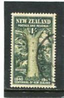NEW ZEALAND - 1940  1s  BRITISH SOVEREIGNTY  FINE USED  SG 625 - Gebraucht