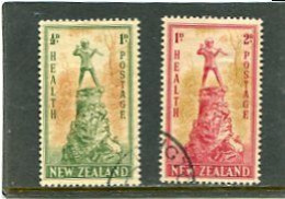 NEW ZEALAND - 1945  HEALTH  SET  FINE USED  SG 665/66 - Gebraucht