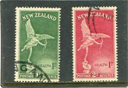 NEW ZEALAND - 1947  HEALTH  SET  FINE USED  SG 690/91 - Usados