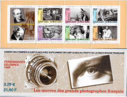 FRANCE 1999: Carnet "Oeuvres Des Grands Photographes" Mi 3404-3409 Yv 3262-67 ** MNH - Fotografie