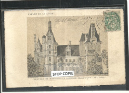 07-2023 - WIS120/4500 - CHATEAUX -EURE ET LOIR - 28 - MONTIGY LE GANELON - Le Château - D'après Gravure - Montigny-le-Gannelon