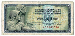 YOUGOSLAVIE / 50 DINARA / 1958 - Yougoslavie