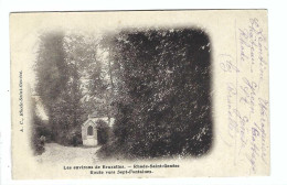 St-Genesius-Rode     Les  Environs De Bruxelles  -  Rhode-St-Genèse  Route Vers Sept-Fontaines  1902 - St-Genesius-Rode