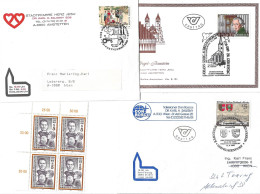 1697e: Österreich 1980-1988, Beleglot Salesianer, Don Bosco, Autogramm Pfarrer Salesny Amstetten, Plus ** Viererblock - Théologiens