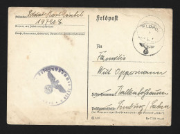 DR Third 3rd Reich 1941 WK2 WWII WEHRMACHT FELDPOST SONDERSTEMPEL Letter Allemagne Alemania Deutsches Germany - Feldpost 2e Guerre Mondiale