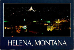 Montana Helena Downtown At Night - Helena