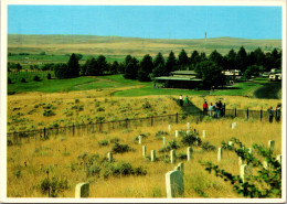 Montana Crow Agency Custer Battlefield Memorial Monument View Of Visitor Center - Autres & Non Classés