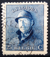 BELGIQUE                    N° 171                       OBLITERE - 1919-1920 Roi Casqué