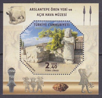 2019 Turkey 4550/B194 Arslantepe Ancient City - Unused Stamps