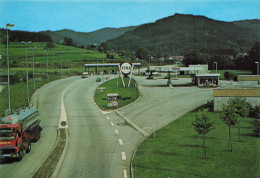 Provenchères Sur Fave * Station Service Pompe à Essence FINA * Route Et Tunnel Maurice Lemaire * Camion - Provencheres Sur Fave