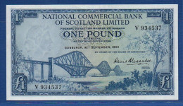 SCOTLAND - P.265 – 1 POUND 16.09.1959 UNC, S/n V934537 - 1 Pond