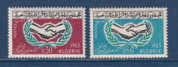 Algérie - YT N° 407 Et 408 * - Neuf Avec Charnière - 1965 - Algérie (1962-...)