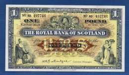 SCOTLAND - P.324b – 1 POUND 01.04.1961 UNC-, S/n BD497746 - 1 Pond