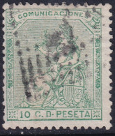 Spain 1873 Sc 193 España Ed 133 Used Rombo De Puntos Cancel - Gebraucht