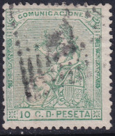 Spain 1873 Sc 193 España Ed 133 Used Rombo De Puntos Cancel - Used Stamps
