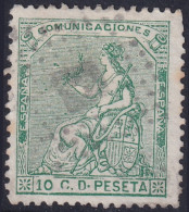 Spain 1873 Sc 193 España Ed 133 Used Rombo De Puntos Cancel - Gebruikt