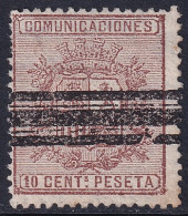 Spain 1874 Sc 211 España Ed 153S Bar (barrados) Cancel - Used Stamps