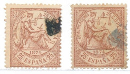 Espagne N° 145 X 2 Oblitérés - Used Stamps