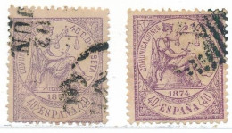 Espagne N° 146 X 2 Oblitérés - Used Stamps