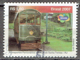 Brasil  2007 - Rail Transport - Michel 3501  Used, Oblitéré, Gest. - Gebraucht