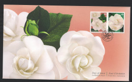 2019  Gardenia  Se-tenant Pair From Booklet On FDC Sc 3167-8 - 2011-...