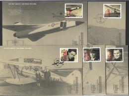 2019  Canadian Pilots And Planes Set Of 5 In  Custom Official Holder  Sc 3172-6  - 2011-...