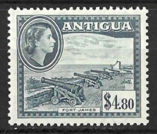 ANTIGUA...QUEEN ELIZABETH ..II...(1952-22..).....$4.80.........SG134.....(CAT.VAL.£28...).........MH.. - 1858-1960 Colonia Britannica