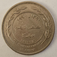 JORDAN- 50 FILS 1970. - Jordanien