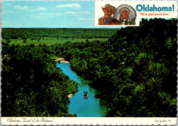 Oklahoma "Land Of The Redman" View Of River  - Autres & Non Classés