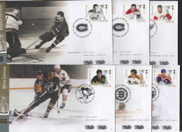 2017   NHL Hockey Players  Ultimate Six  Set Of 6 FDCs Sc 3027-3032  - 2011-...
