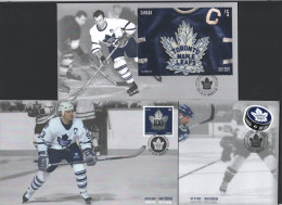 2017  Toronto Maple Leafs Hockey Team Centennial  Set Of 3 FDCs  Sc 3042-4 - 2011-...