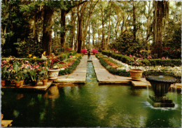 Alabama Mobile Bellingrath Gardens Fountain And Courtyard - Mobile