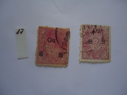 INDIA STATES  USED   STAMPS  TRAVANCORE 2  OVERPRINT - Travancore