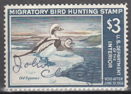 UNITED STATES  SCOTT NO RW34  USED    YEAR  1967 - Duck Stamps