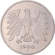 Monnaie, Allemagne, 5 Mark, 1980 - 5 Mark