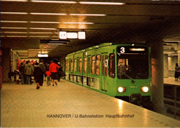 ! 1980 Ansichtskarte Aus Hannover Hauptbahnhof, Sonderstempel - Metro