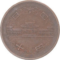 Monnaie, Japon, 10 Yen, 1966, TTB, Bronze - Japon
