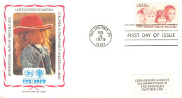 USA - FDC 1979 INTERN. YEAR OF CHILD Mi #1373 / ZG196 - 1971-1980