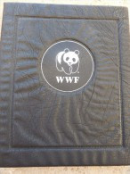 ALBUM CLASSEUR WWF CONTENANT 6 ANIMAUX DANS FEUILLET + TIMBRES NEUFS + PHOTOS + ENV 1ER JOUR TOUT EST SCANNE - Collections, Lots & Series
