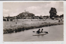 5200 SIEGBURG, Blick Von Der Sieg Auf Die Stadt, Kanufahrer. 1954 - Siegburg