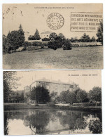 2 CPA    87    NANTIAT    -        CHATEAU DES LESZES   1924 ET   1916 - Nantiat