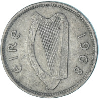 Monnaie, Irlande, 3 Pence, 1968 - Irlande