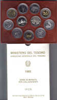 Italia Italy 1985 Divisionale Proof - Set Fior Di Conio