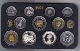 Italia Italy 1991 Divisionale Proof Confezione Esterna Assente O Rovinata - Mint Sets & Proof Sets