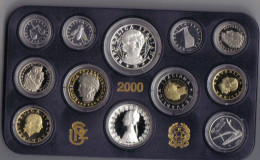 Italia Italy 2000 Divisionale Proof Confezione Esterna Assente O Rovinata - Mint Sets & Proof Sets