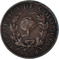 Monnaie, Colombie, 5 Centavos, 1944 - Kolumbien