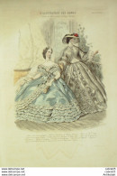 Gravure De Mode L'Illustrateur Des Dames 1869 N°04 - Before 1900