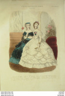 Gravure De Mode L'Illustrateur Des Dames 1869 N°06 - Antes De 1900